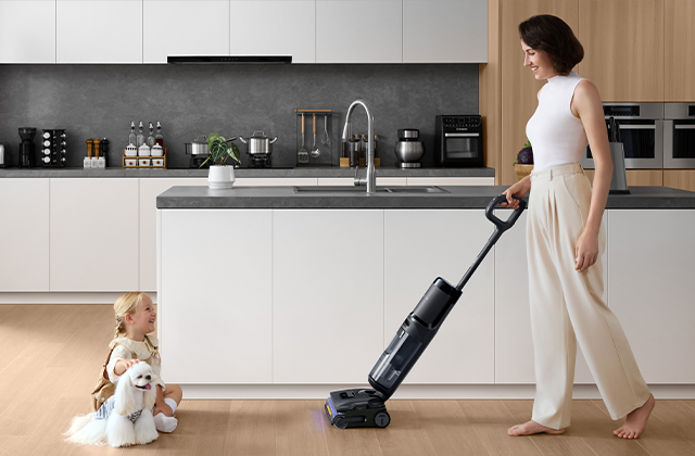 Tineco Nass-Trocken-Sauger FLOOR ONE S7 Stretch Steam Plus mit 160°C Dampfreinigung, 285 W, Selbstantrieb, 80 Minuten