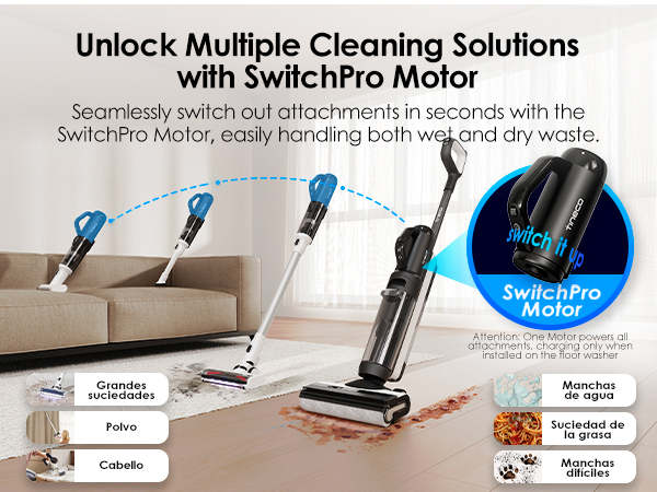 Tineco Floor ONE SWITCH S6 Wet Dry Vacuum Cleaner