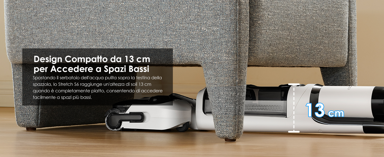5.1 inch Compact Design for Accessing Lower Spaces