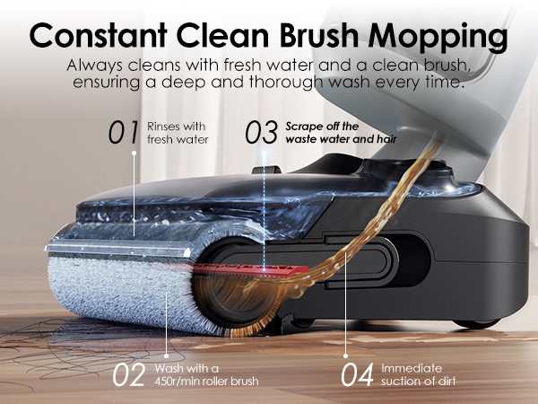 Tineco FLOOR ONE i5 Stretch Cordless Wet Dry Vacuum Cleaner