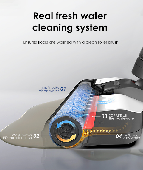 Tineco 1.0 Floor One S3 Cordless Wireless Wet Dry Vacuum Cleaner