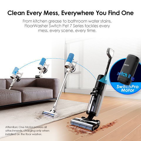 Tineco FloorWasher Switch Pet 7 Series | Tineco US
