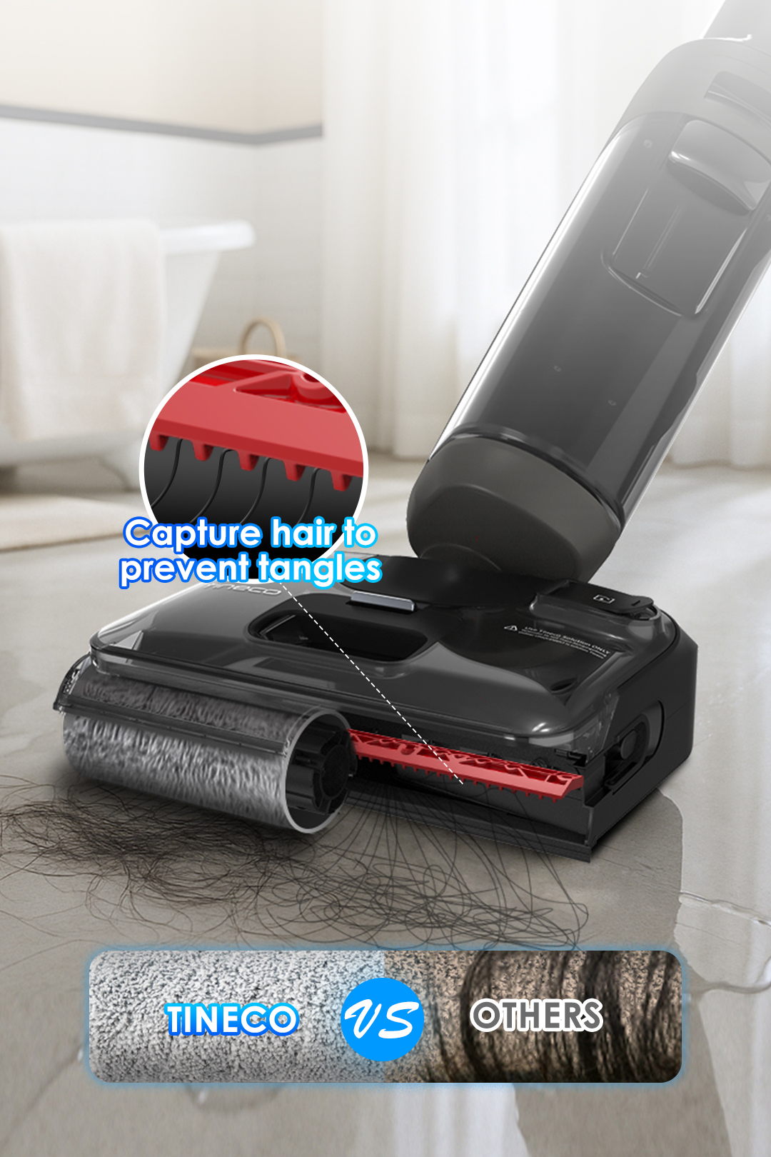 Tineco FLOOR ONE i6 Stretch Cordless Wet Dry Vacuum Cleaner