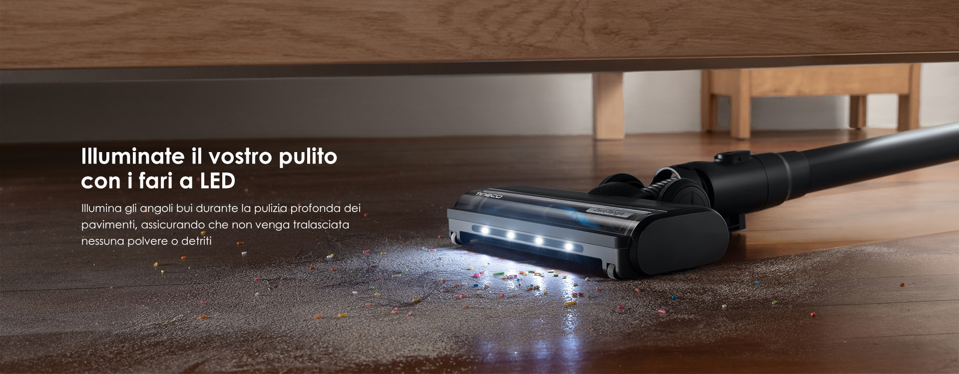 Elevata Efficienza di Pulizia e Maggiore Autonomia con Tineco iLoop™