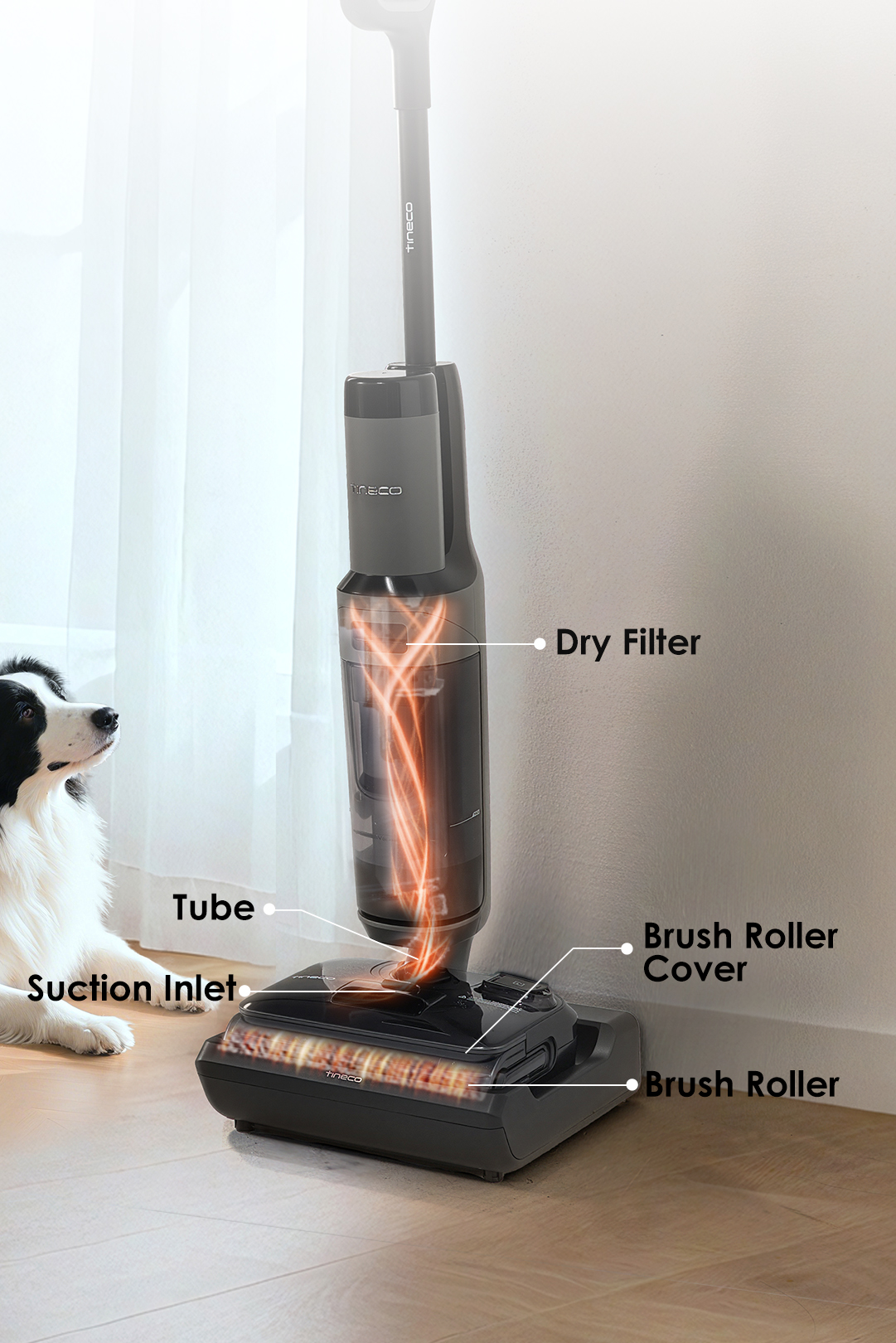 Tineco FLOOR ONE i6 Stretch Cordless Wet Dry Vacuum Cleaner