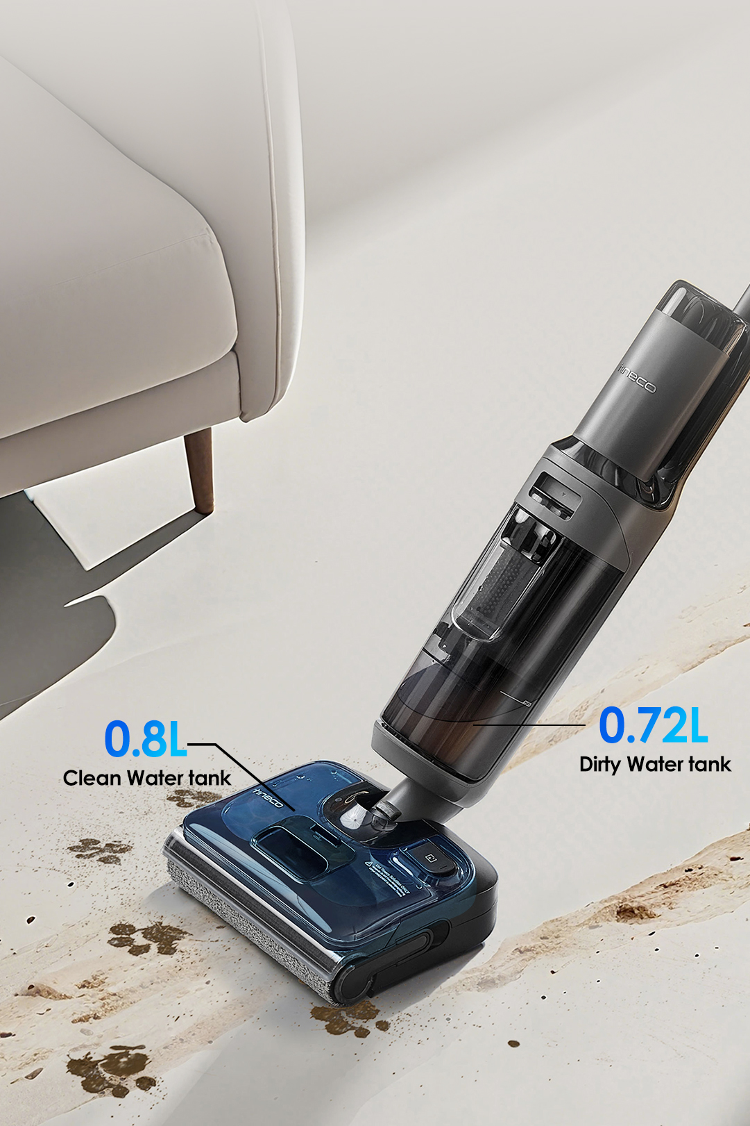 Tineco FLOOR ONE i6 Stretch Cordless Wet Dry Vacuum Cleaner