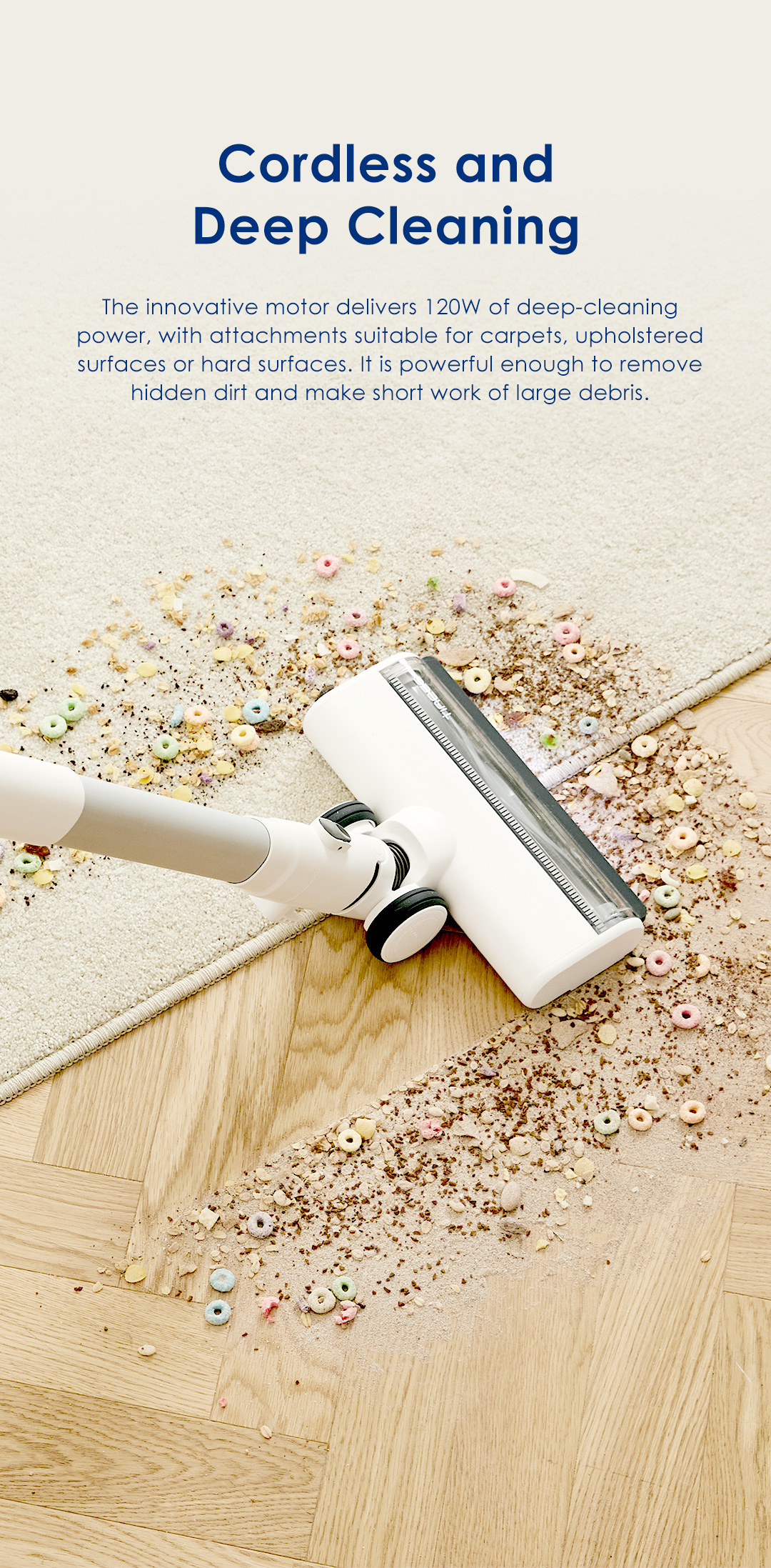 Tineco A11 PET: Powerful Cordless Vacuum with 450W Brushless Motor