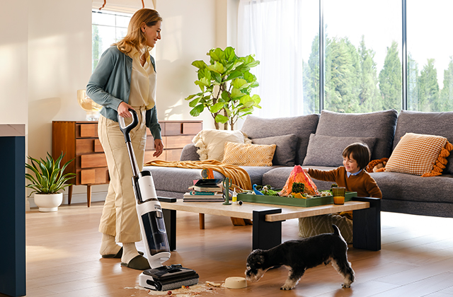 Tineco Nass-Trocken-Sauger Floor One S5 Stretch Extreme, 180° Neigung, Selbstreinigung, 220 W, beutellos, 40 Min Akku, automatische Anpassung der Suagleistung, Tierhaarfilter