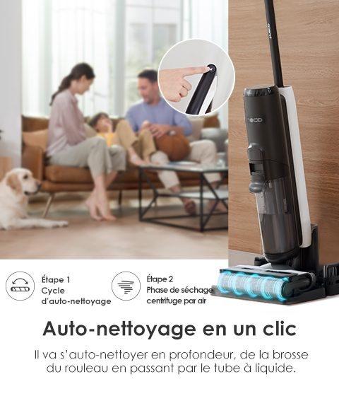 Tineco Floor One S6 - Aspirateur Laveur sans fil - Nettoyage des