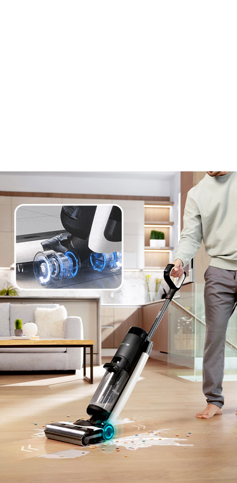  Tineco Floor ONE S7 PRO Smart Cordless Floor Cleaner, Wet Dry Vacuum  Cleaner & Mop for Hard Floors, LCD Display, Long Run Time, Great for Sticky  Messes and Pet Hair
