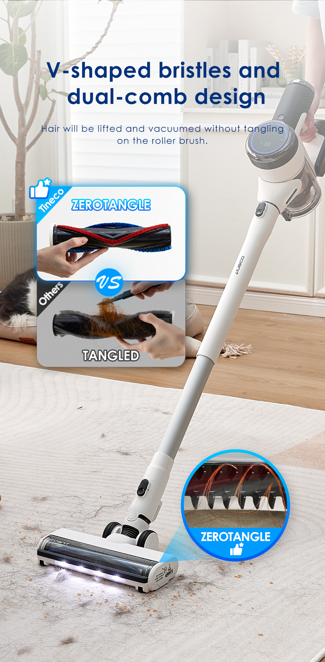 Tineco PURE ONE S15 Essentials: Smart Cordless Vacuum with iLoop